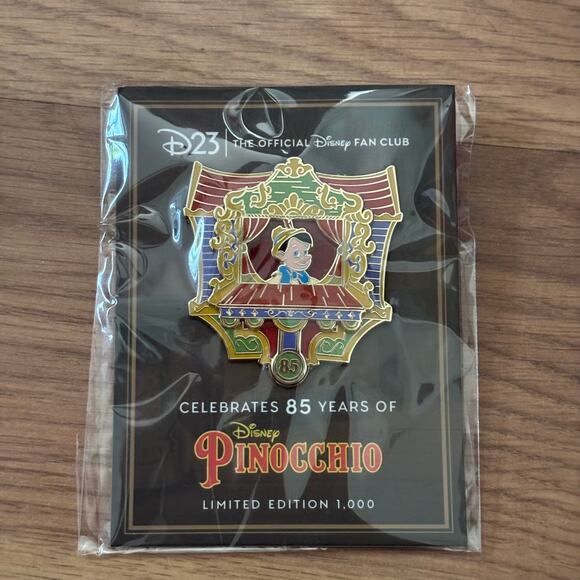 Disney D23 Exclusive Pinocchio 85th Anniversary Limited Edition LE 1000 Pin - Picture 1 of 2